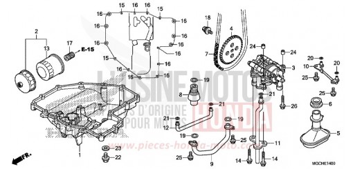 OIL PAN/OIL PUMP CB1100NAH de 2017